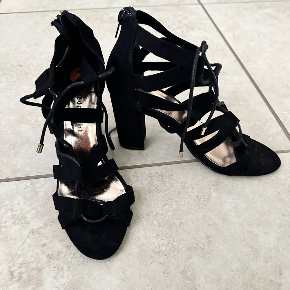 Madden Girl lace up heels